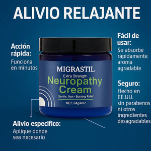 Migrastil™ Crema para Neuropatía Extra Fuerte ORIGINAL