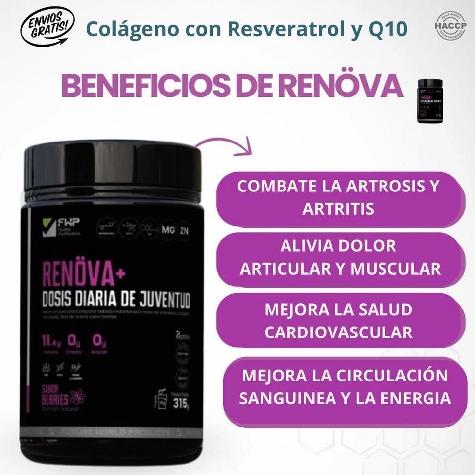 RENOVA +(Colágeno Doblemente hidrolizado)