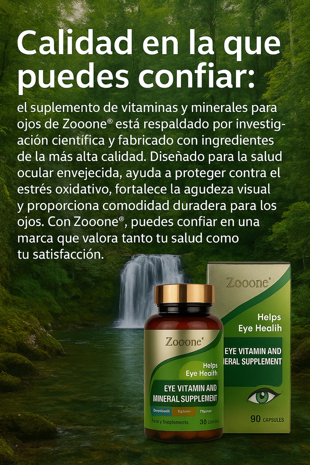 ZOOONE- ZUPLEMENTO DE VITAMINAS OCULARES